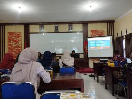 Operator SIKS-NG Mertelu hadiri sosialisasi & Bimtek Pengelolaan DTSEN